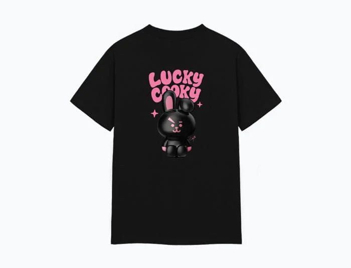 BT21 Official Shirt LUCKY COOKY BLACK Edition - K-STAR