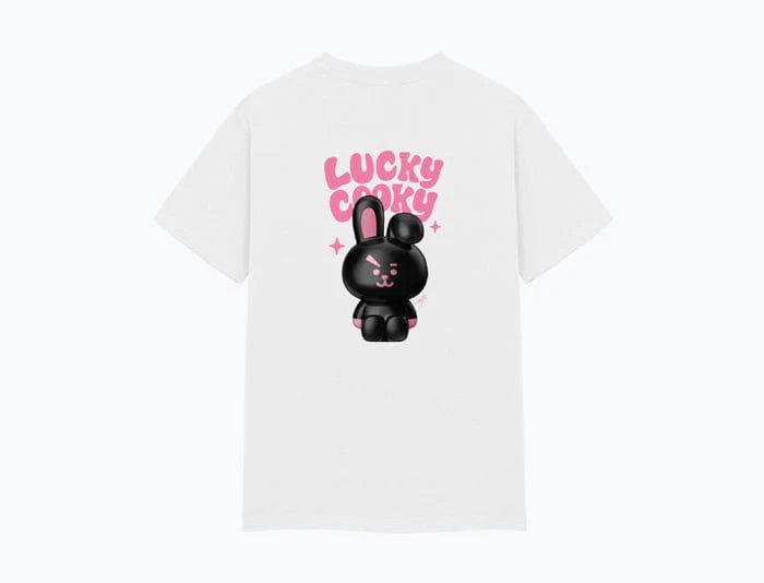 BT21 Official Shirt LUCKY COOKY BLACK Edition - K-STAR