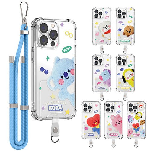 Bt21 Strap Mobile Phone Strap Bts BTS Cellphone Holder Keyring