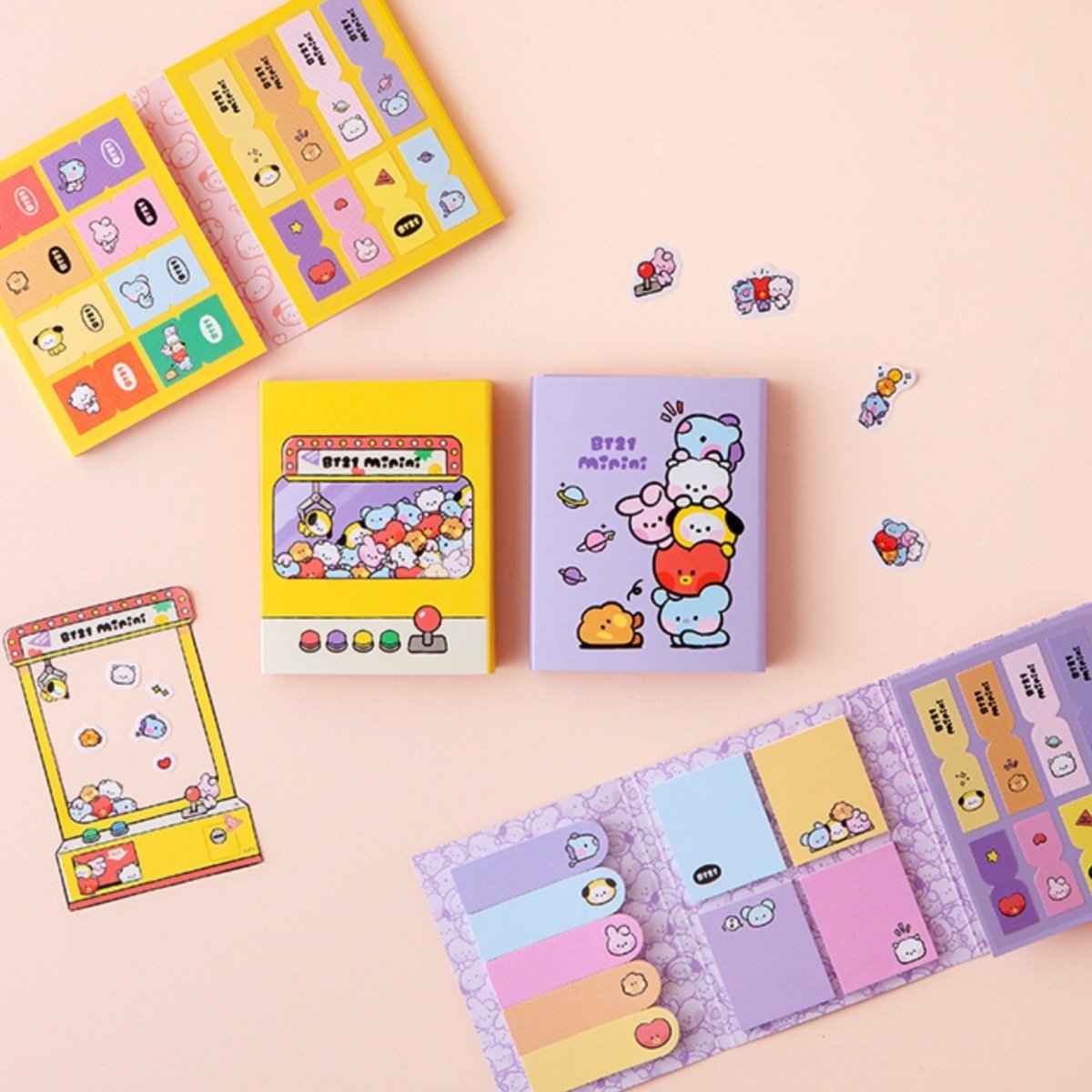 BT21 Official Sticky Memo Minini 2SET - K-STAR