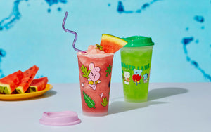 BT21 Official Summer Reusable Cup 472ml 3pcs SET - K-STAR