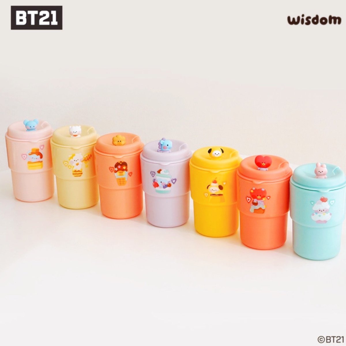 BT21 Official Sweetie Minini Tumbler 300ml - K-STAR