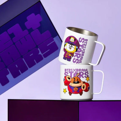 BT21 x Brawl Stars - Stainless Steel Mug 400ml - K-STAR