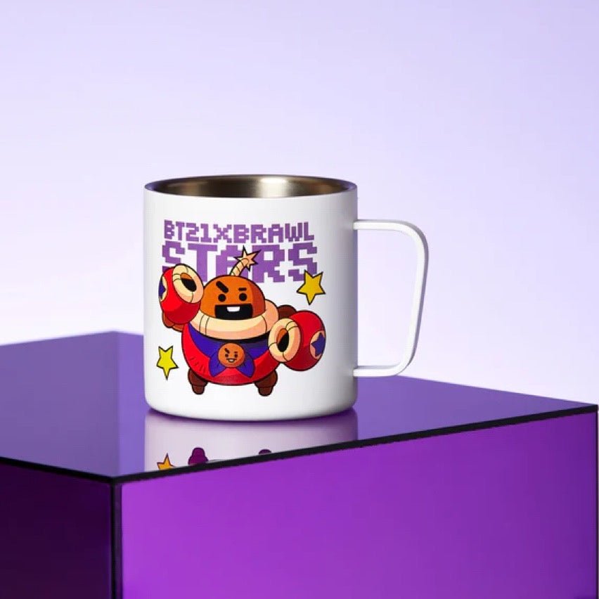 BT21 x Brawl Stars - Stainless Steel Mug 400ml - K-STAR
