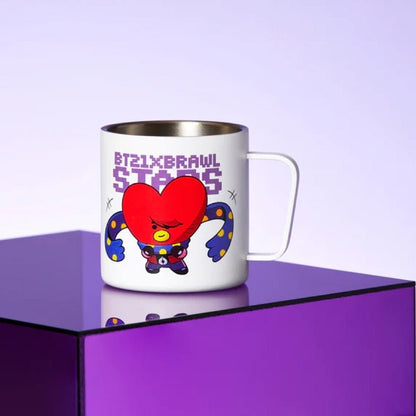 BT21 x Brawl Stars - Stainless Steel Mug 400ml - K-STAR