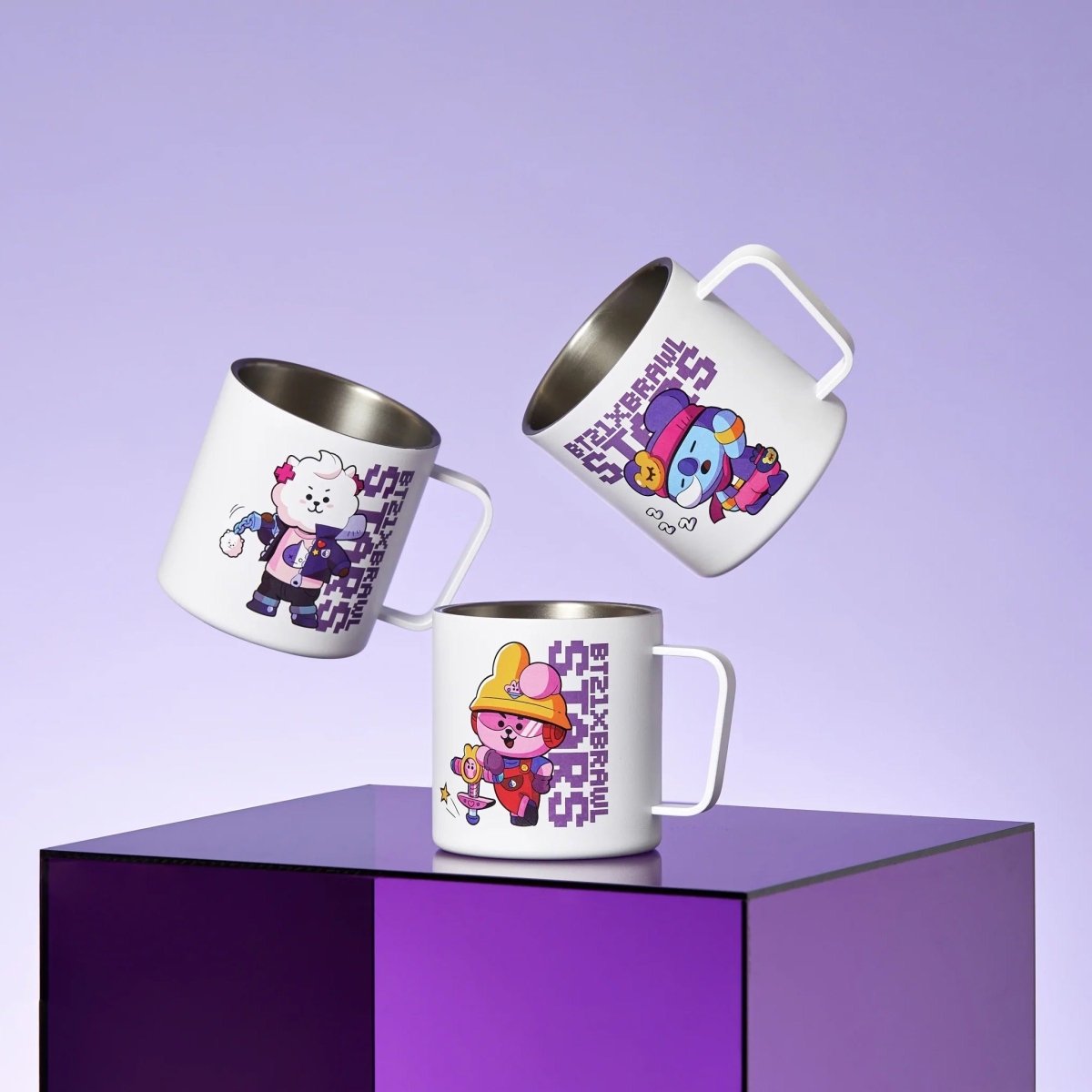 BT21 x Brawl Stars - Stainless Steel Mug 400ml - K-STAR