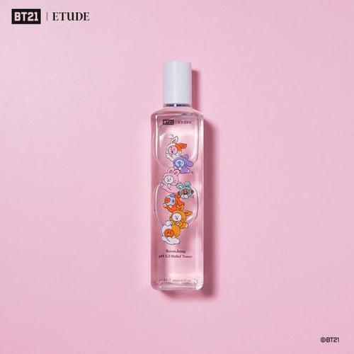 BT21 x Etude House Cooky On Top SoonJung pH 5.5 Relief Toner 350ml - K-STAR