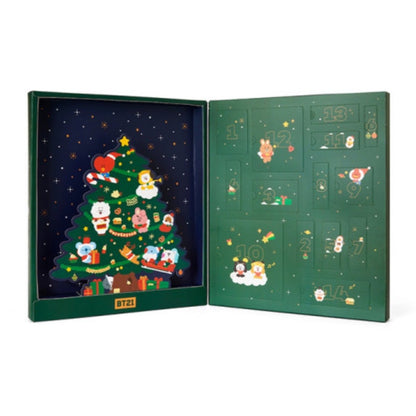 BT21 x L'OCCITANE Collaboration ADVENT CALENDAR with BT21 + 14 BEST Items - K-STAR