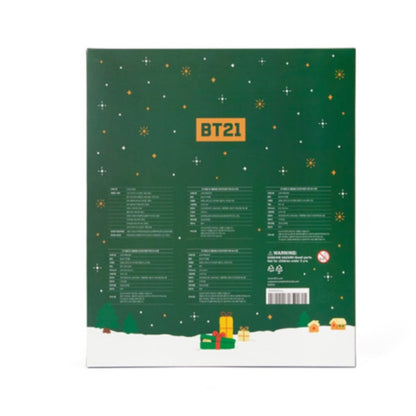 BT21 x L'OCCITANE Collaboration ADVENT CALENDAR with BT21 + 14 BEST Items - K-STAR