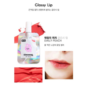 BT21 x STIMMUNG Official Makeup Set Velvet Lip + Face Blusher - K-STAR