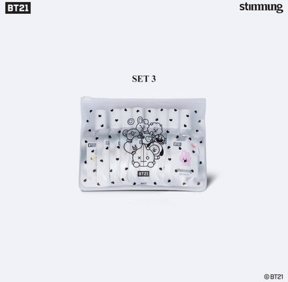 BT21 x STIMMUNG Official Makeup Set Velvet Lip + Face Blusher - K-STAR