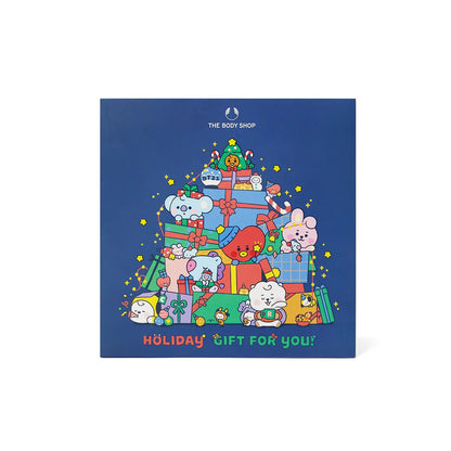BT21 x THE BODY SHOP - Holiday Advent Calendar (Free Express Shipping) - K-STAR