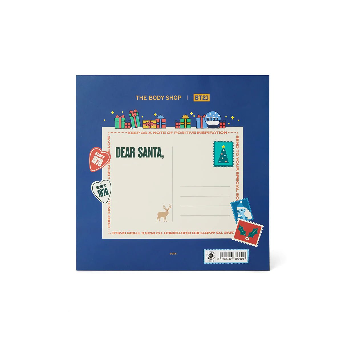 BT21 x THE BODY SHOP - Holiday Advent Calendar (Free Express Shipping) - K-STAR