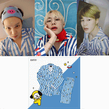 [LINE X BT21] BT21 Pajama Set (Free Shipping)