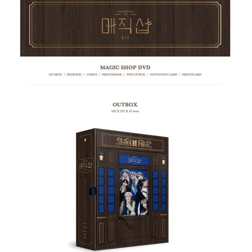 BTS 5TH MUSTER: MAGIC SHOP DVD - K-STAR