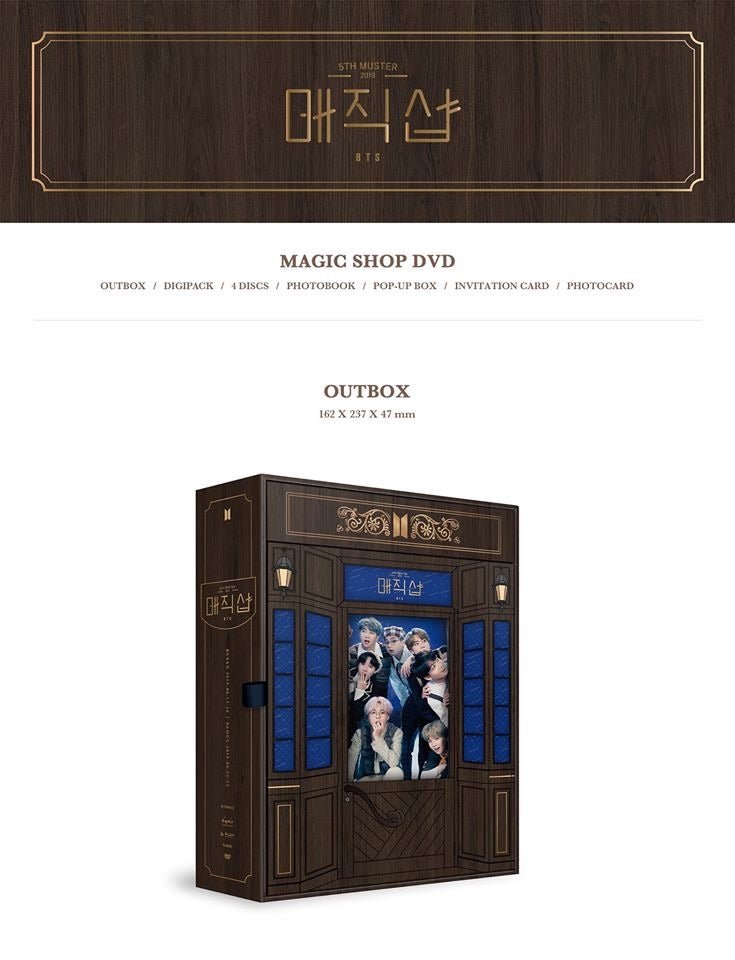 BTS 5TH MUSTER: MAGIC SHOP DVD – K-STAR
