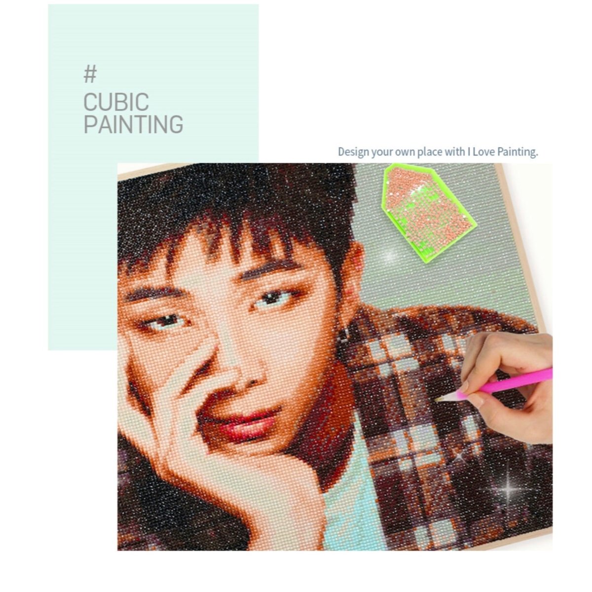 BTS BE Official DIY Cubic Painting Ver 5 + Photocard (Free Shipping) - K-STAR
