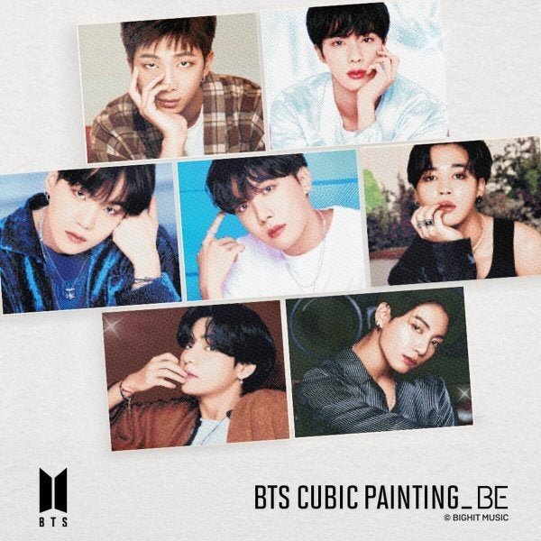 BTS BE Official DIY Cubic Painting Ver 5 + Photocard (Free Shipping) - K-STAR