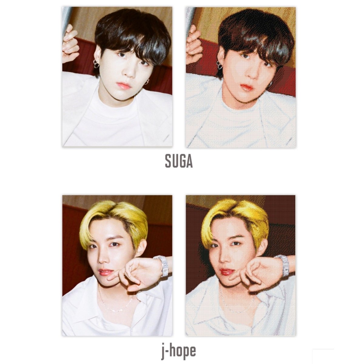BTS BUTTER Official DIY Cubic Painting Ver 6 + Photocard (Free Shipping) - K-STAR