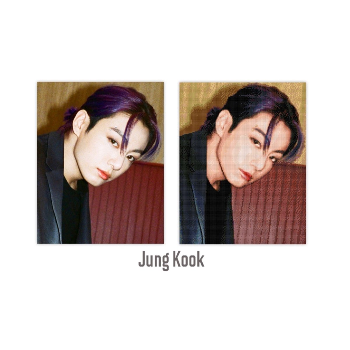 BTS BUTTER Official DIY Cubic Painting Ver 6 + Photocard (Free Shipping) - K-STAR