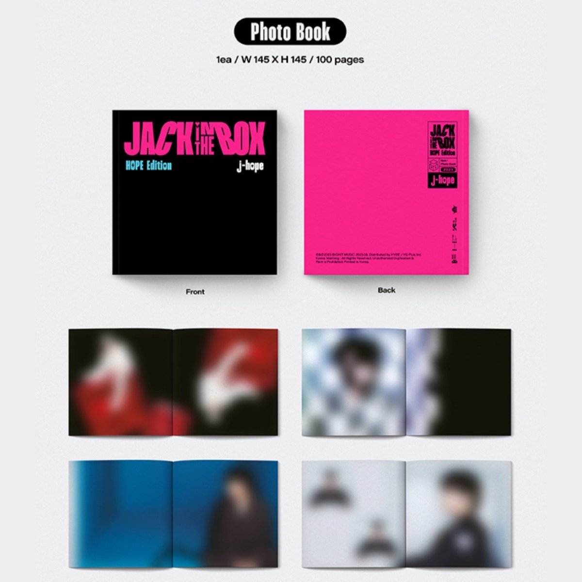 BTS j-hope - Jack In The Box 1st Solo Album HOPE Edition + Weverse PO - K-STAR