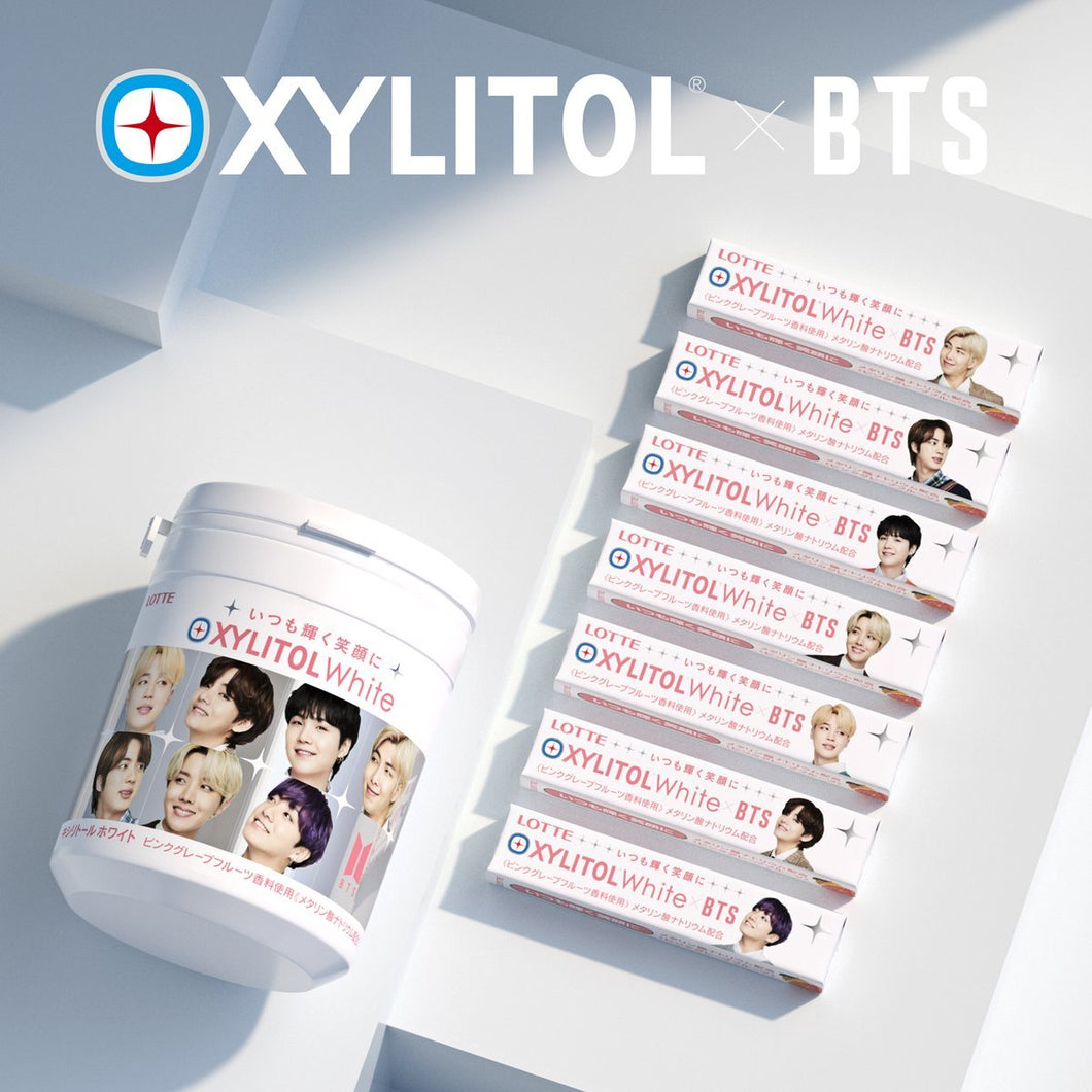 [BTS JAPAN] BTS Official Xylitol White Bottle Special Edition (Chewing Gum) - K-STAR