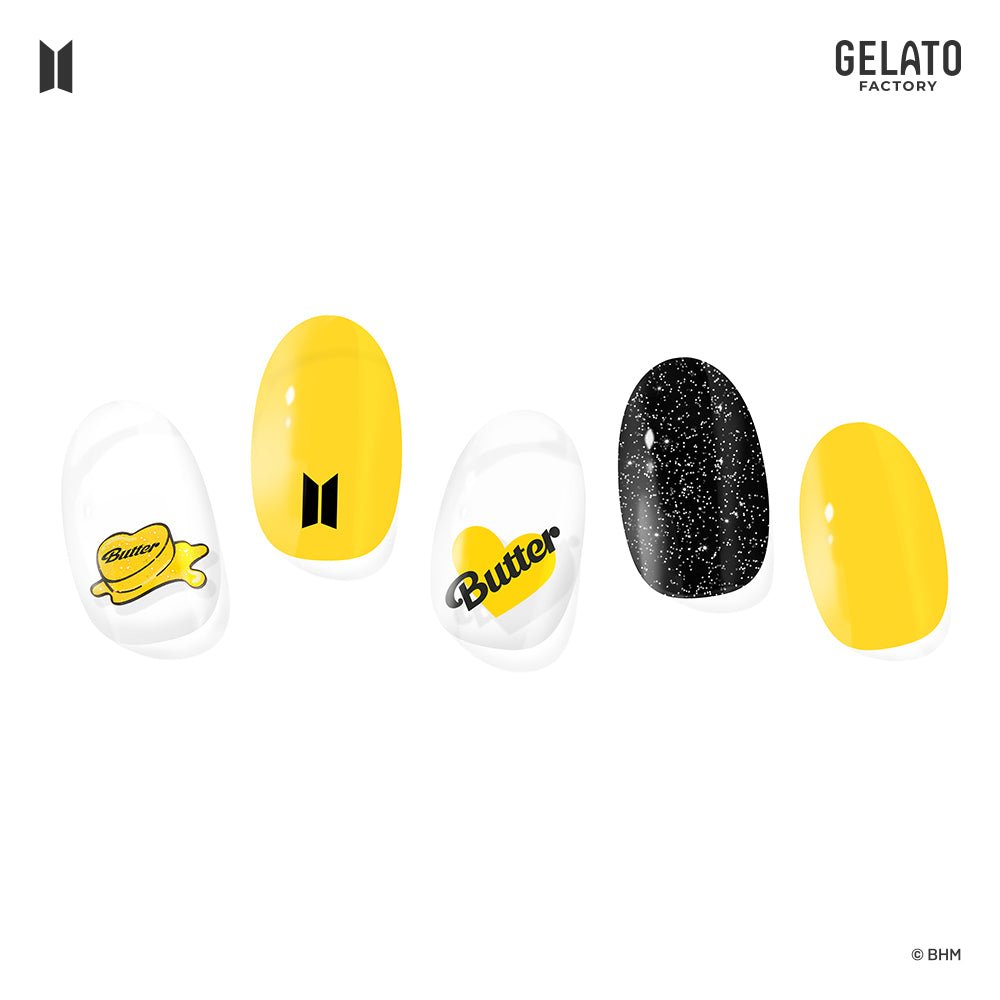 BTS Jellymix Collaboration BUTTER Gel Nail Strip - K-STAR