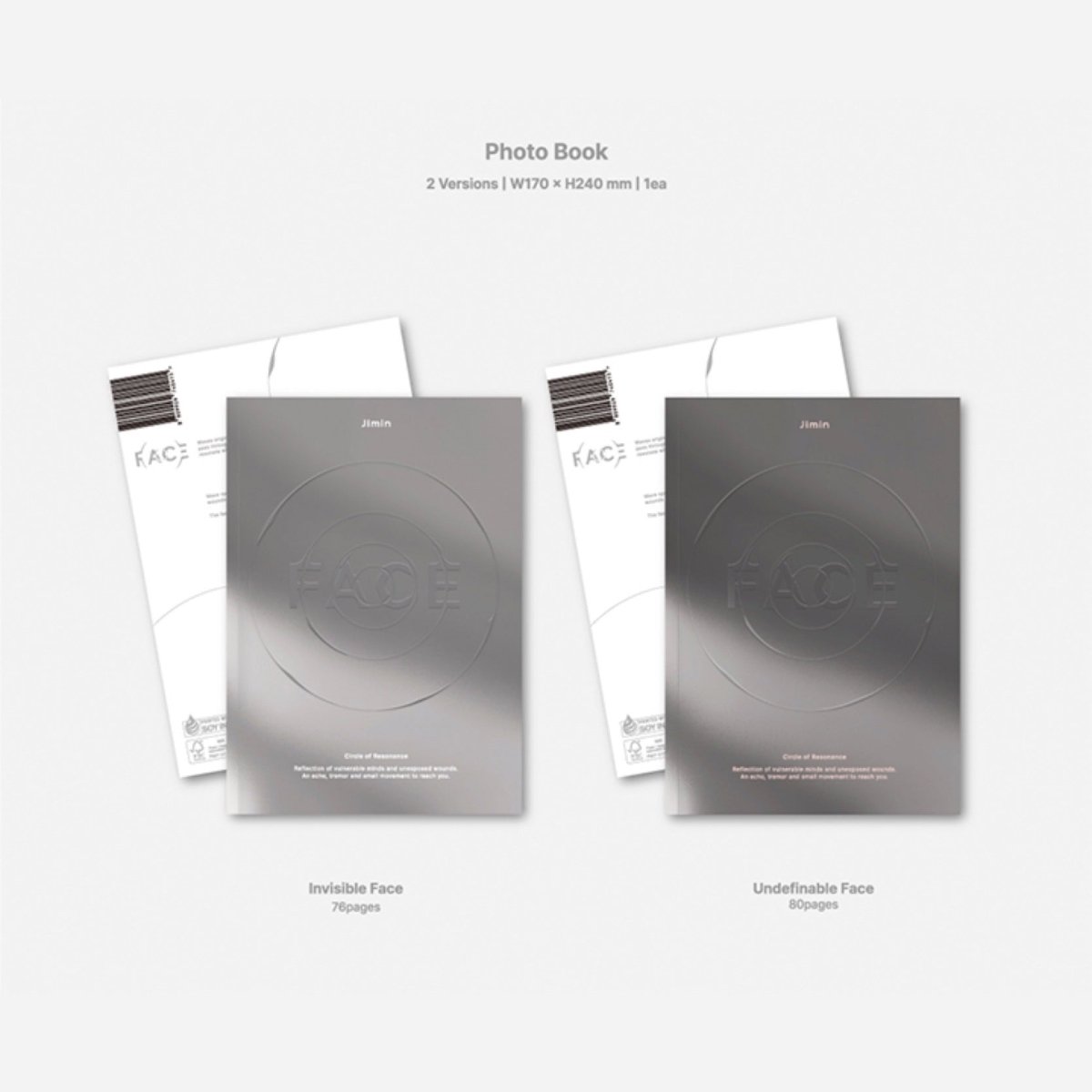 BTS JIMIN - FACE ( 3 Version SET ) - K-STAR
