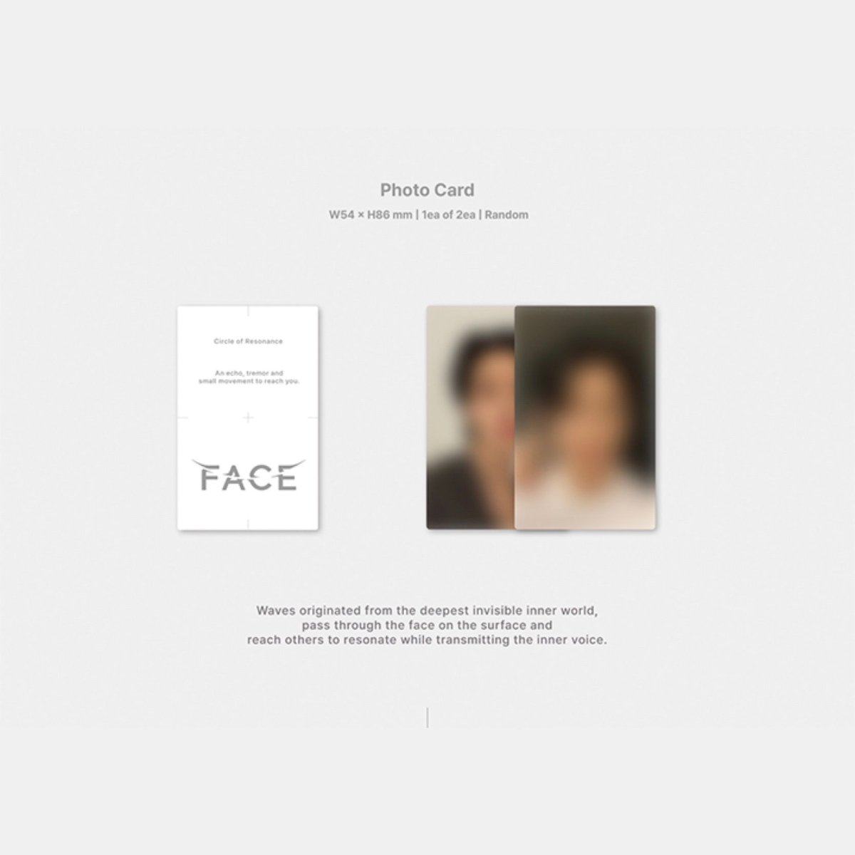BTS JIMIN - FACE ( 3 Version SET ) – K-STAR