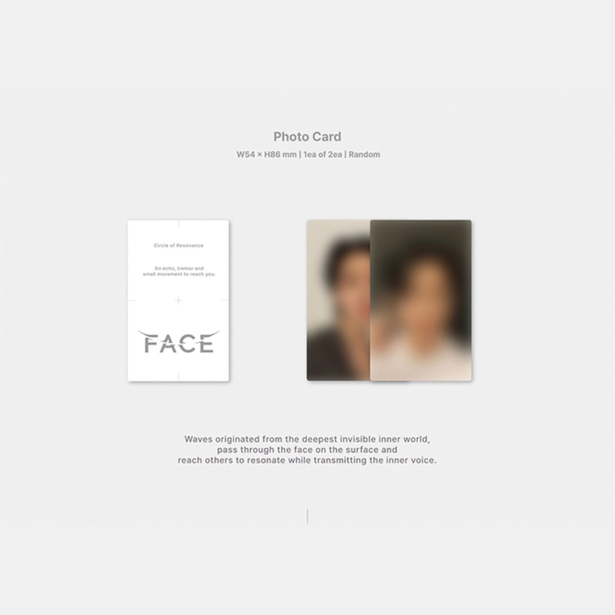 SET 3 VERSIONES] Jimin (BTS) 'Face' (Set) + 'Face' (Weverse Albums ve –  ktreasureshophn