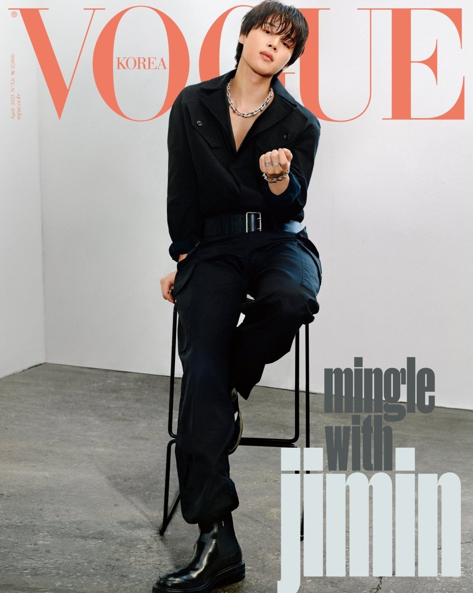 BTS JIMIN VOGUE Korea Magazine 2023 April Issue Coverman - K-STAR