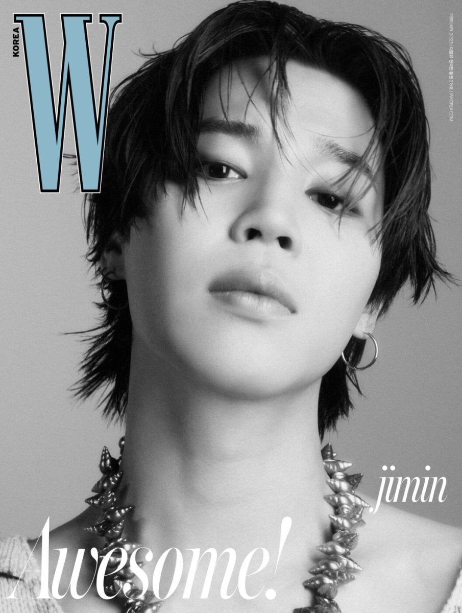 BTS JIMIN W Korea Magazine February 2023 Coverman - K-STAR