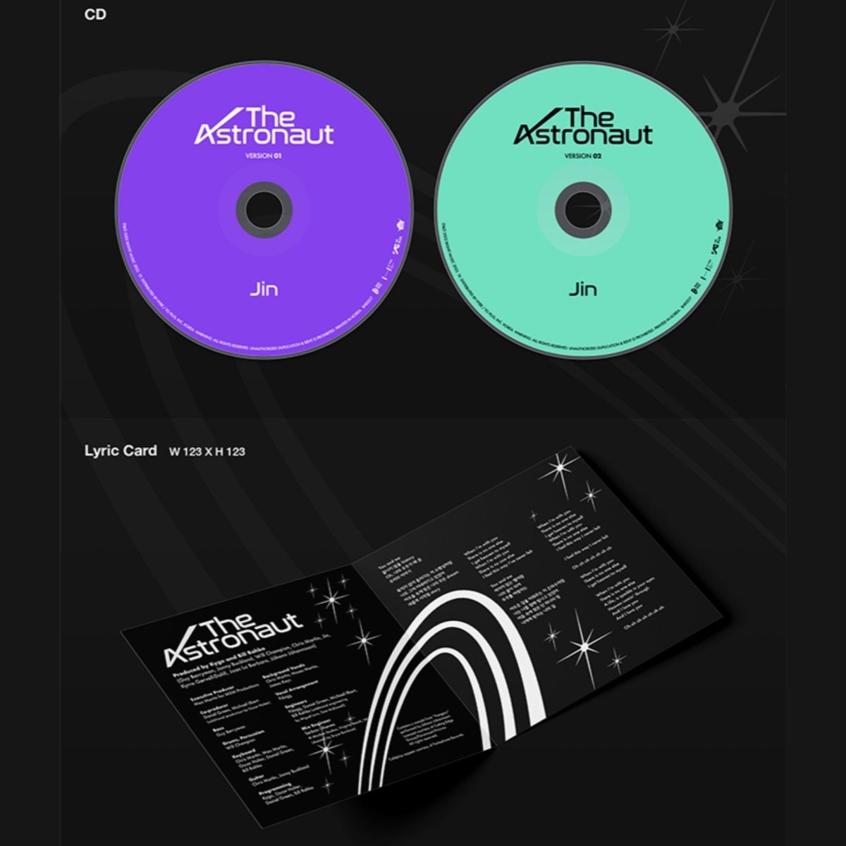 BTS JIN - The Astronaut (You Can Choose Ver ) - K-STAR