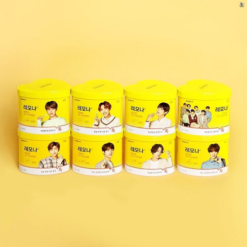 BTS LEMONA Package Vitamin Heart Shape Can (60 Sticks) - K-STAR