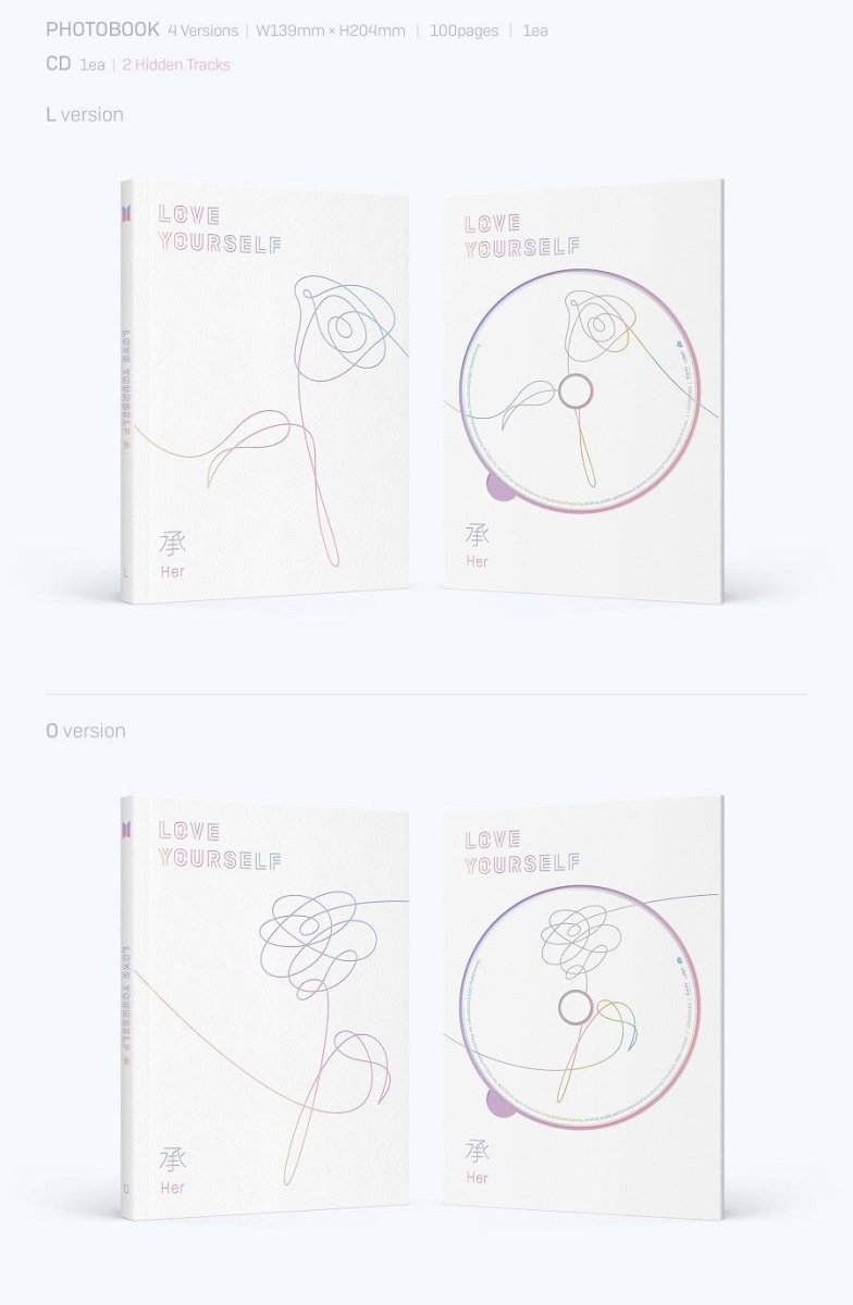 BTS - LOVE YOURSELF 承 [Her] (You Can Choose Ver. + Free Shipping) - K-STAR