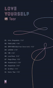 BTS - LOVE YOURSELF 轉 [Tear] (You can Choose Ver + Free Shipping) - K-STAR