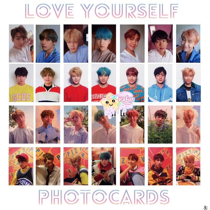BTS Photocards and Polaroid Set