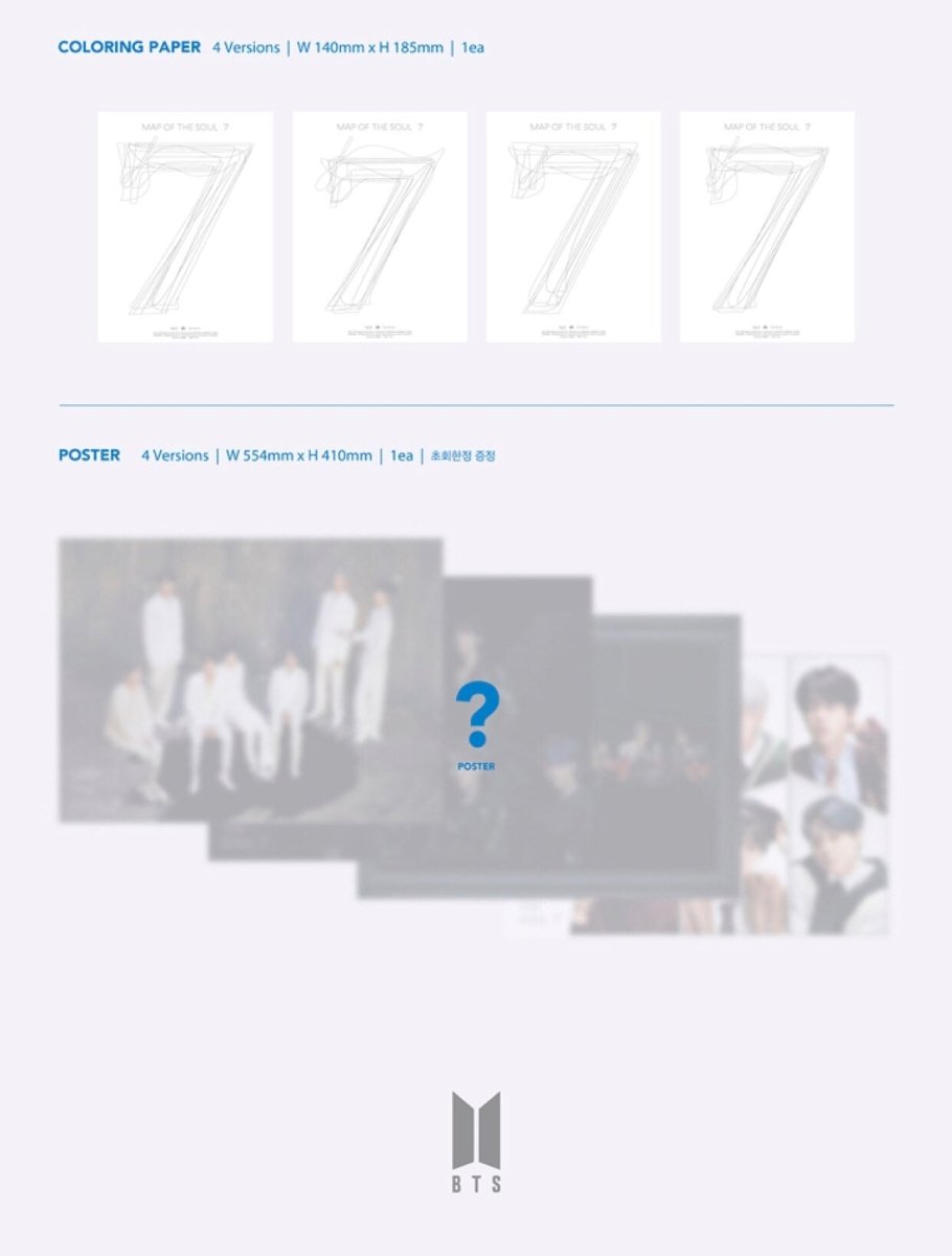BTS - MAP OF THE SOUL: 7 (You Can Choose Version) - K-STAR