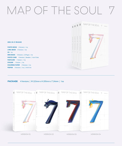 BTS - MAP OF THE SOUL: 7 (You Can Choose Version) - K-STAR