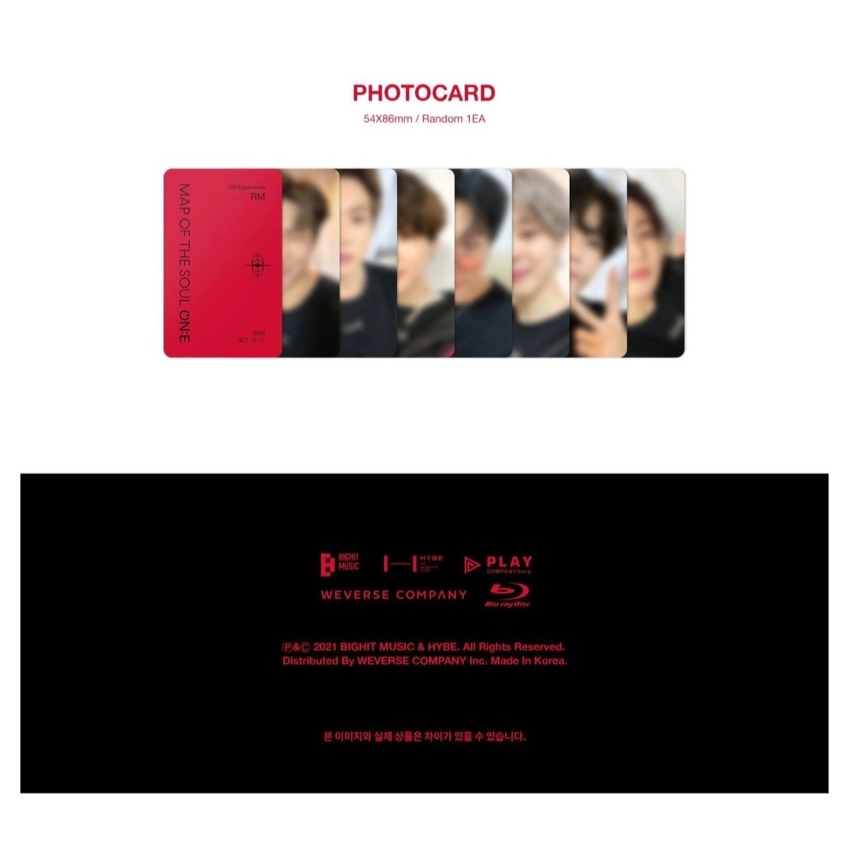 BTS MAP OF THE SOUL ON:E BLU-RAY + Photobook - K-STAR