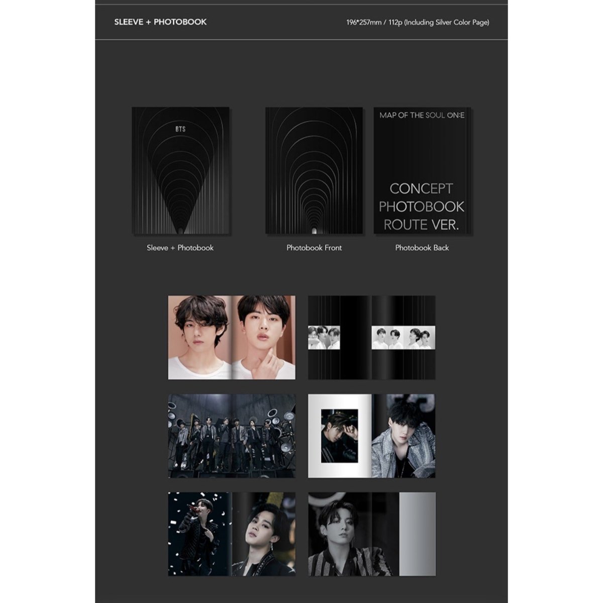 BTS - MAP OF THE SOUL ON:E CONCEPT PHOTOBOOK - K-STAR