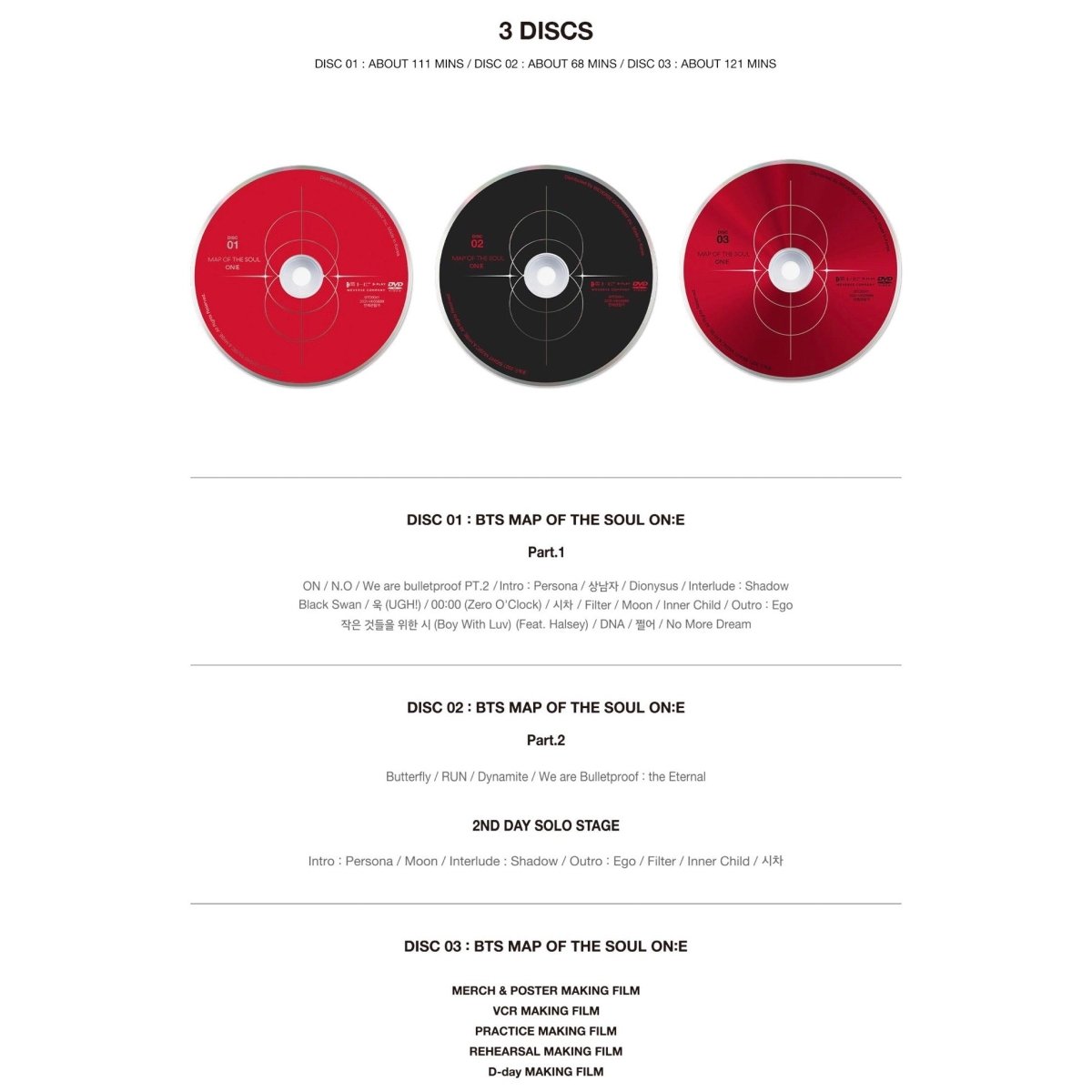 BTS MAP OF THE SOUL ON:E DVD + Photobook – K-STAR