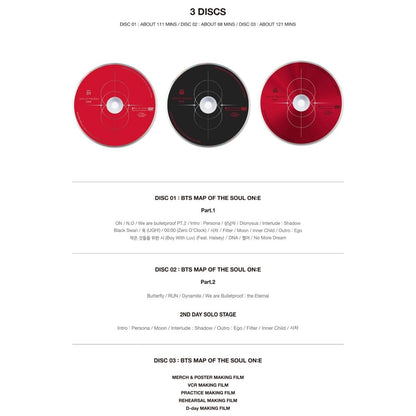BTS MAP OF THE SOUL ON:E DVD + Photobook - K-STAR
