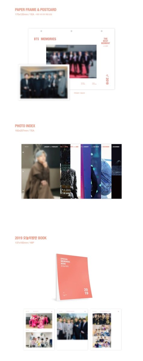 BTS MEMORIES OF 2019 DVD (Free Express Shipping) – K-STAR