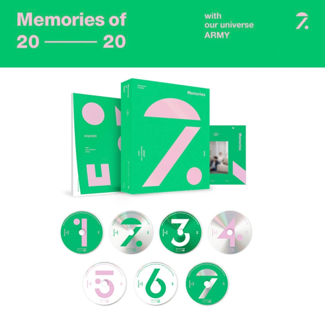 BTS MEMORIES OF 2020 DVD (Free Express Shipping) - K-STAR