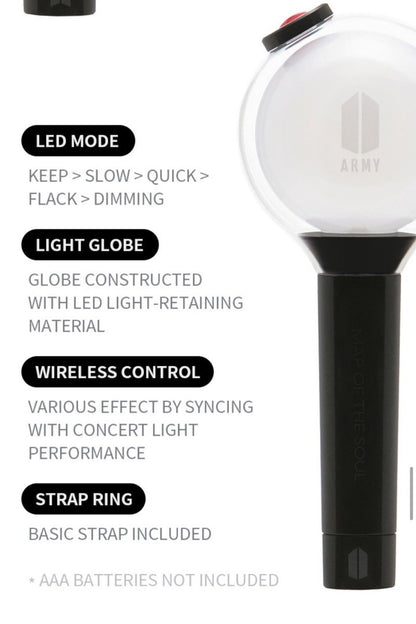 BTS Official ARMY Bomb Light Stick Special Edition: Map Of The Soul - K-STAR