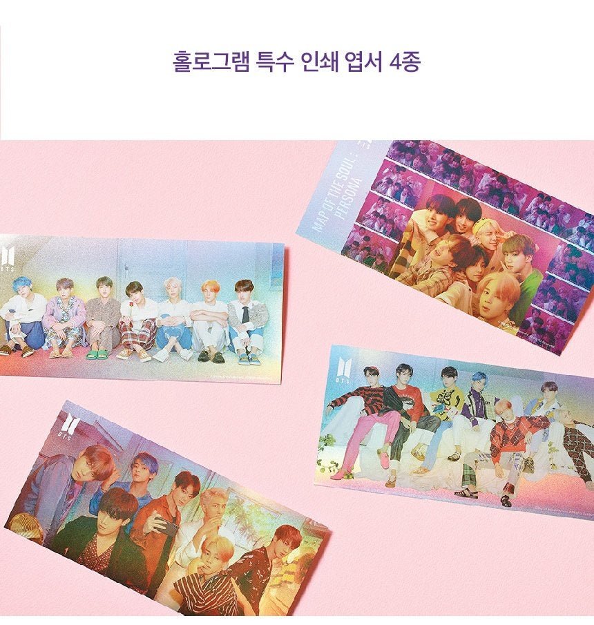 BTS Official Jigsaw Puzzle Persona (4 Types SET) Limited Edition