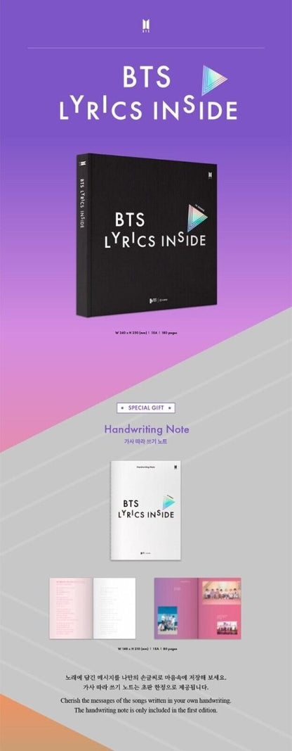 BTS Official Lyrics Inside - K-STAR