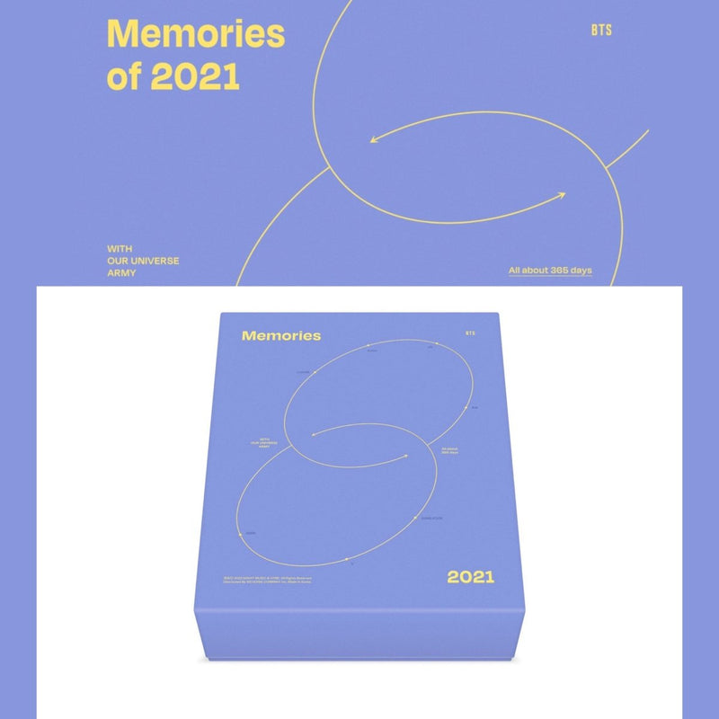 BTS OFFICIAL MEMORIES 2021 BLU-RAY
