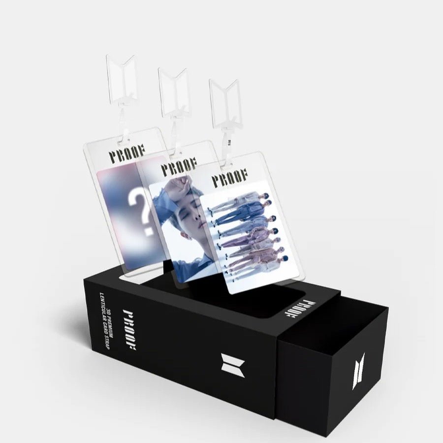 BTS Official Proof Lenticular 3D Premium Card + Strap – K-STAR